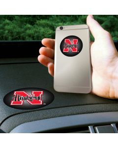 Fanmats ® - University of Nebraska Dashboard Phone Grips (11238)