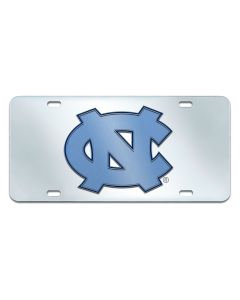 Fanmats ® - University of North Carolina Chapel Hill Mirrored Inlaid Acrylic License Plate (15051)