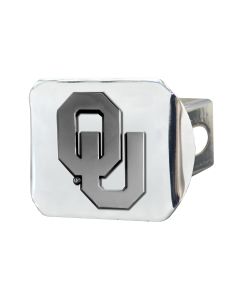 Fanmats ® - University of Oklahoma Chromed Metal Hitch Cover (15067)