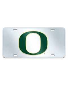 Fanmats ® - University of Oregon Mirrored Inlaid Acrylic License Plate (15063)