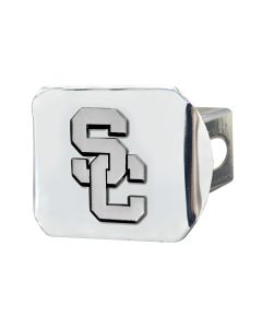 Fanmats University of Southern California Chromed Metal Hitch Cover, The Cover