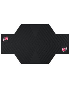 Fanmats ® - University of Utah Heavy Duty Rubber Motorcycle Mat (15241)