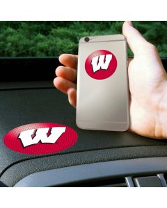 Fanmats ® - University of Wisconsin Dashboard Phone Grips (11254)