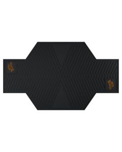 Fanmats ® - University of Wyoming Heavy Duty Rubber Motorcycle Mat (15259)