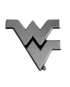 Fanmats ® - West Virginia University 3D Chrome Emblem (14944)