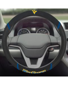 Fanmats ® - West Virginia University Universal Steering Wheel Cover (14942)