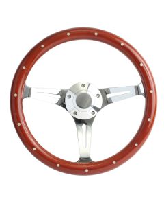 Forever Sharp ® - 14 Inch Light Wood Euro Rivet Steering Wheel (2001)