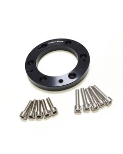 Forever Sharp ® - Black 1/2 Inch 5 Hole Wheel To 6 Hole Adapter Conversion Plate (CP-4008)