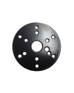 Forever Sharp ® - Black 1/4 Inch 3 Hole Wheel To MOMO 6 Hole Adapter Conversion Plate (CP-M025B)