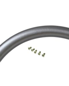 Forever Sharp ® - Dark Silver Vinyl Half Wrap Steering Wheel Grip (HW14DARKSIL)