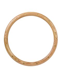 Forever Sharp Real Oak With Rivets Half Wrap Steering Wheel Grip HW14UOR, Main Image