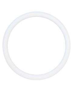 Forever Sharp White Vinyl Half Wrap Steering Wheel Grip (HW14WH), Main Image