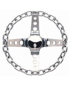 Grant ® - 11 Inch Chrome Chain Classic Series Chain Steering Wheel with Chrome 4-Spoke Design (740)