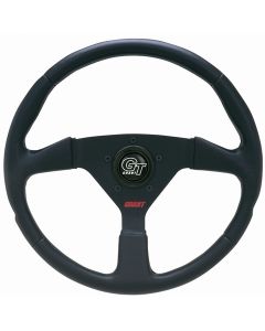 Grant ® - 13.75 Inch Black Leather Formula 1 Steering Wheel with Black Anodized Spokes (1064)