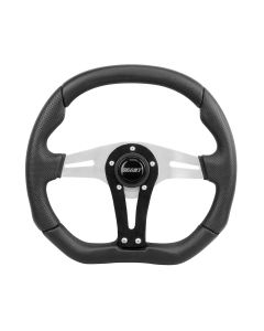 Grant ® - 13.75 Inch Black Polyurethane Performance Series Aluminum Steering Wheel with Vertical 3-Spoke Design (490)