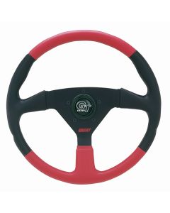 Grant ® - 13.75 Inch Black-Red Leather Formula 1 Steering Wheel with Black 3-Spoke Design (1067)