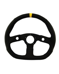 Grant ® - 13.75 Inch Black Vinyl Performance GT Series D Shape Steering Wheel with Black Vinyl Grip (630)