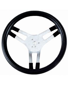 Grant ® - 13 Inch Black Cushion Foam Performance Series Aluminum Steering Wheel with Aluminum 3-Spoke Design (650)