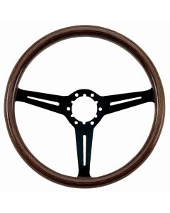 Grant ® - 14 Inch Mahogany Wood Classic Series Corvette Steering Wheel with Matte Black 3-Spoke Design (795)