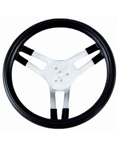 Grant ® - 16.5 Inch Black Cushion Foam Performance Series Aluminum Steering Wheel with Aluminum 3-Spoke Design (656)