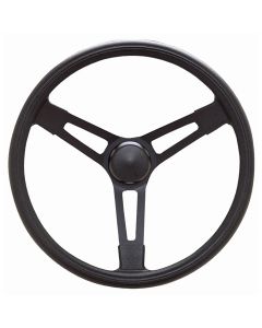 Grant ® - 16 Inch Black Foam Cushion Performance Series Steel Steering Wheel with Black Steel 3-Spoke Unidirectional Design (677)