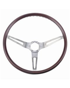 Grant ® - 16 Inch Real Mahogany Wood Rim Classic Series GM Steering Wheel with Stainless Steel 3-Spoke Design and 6 Bolt Pattern (926)