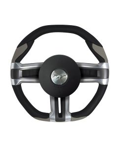 Grant ® - Black-Gray Rubber Revolution Style OEM Airbag Replacement Steering Wheel (52201)