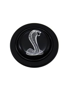 Grant ® - Cobra White on Black Plastic GM Licensed Horn Button (5663)