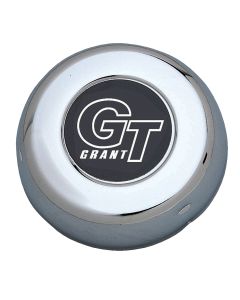 Grant ® - Grant GT Logo Chrome Aluminum Classic Challenger Horn Button (5896)
