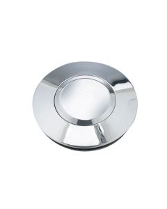 Grant ® - No Logo Polished Aluminum Banjo Style Billet Horn Button (5864)