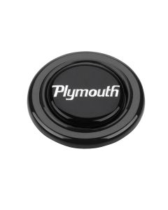 Grant ® - Plymouth® Black Plastic Mopar Licensed Horn Button (5674)