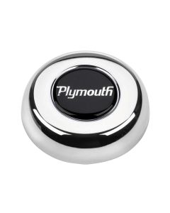 Grant Plymouth Chrome Aluminum Mopar Licensed Horn Button, Item Image
