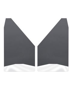 Husky Liners ® - Black Semi-Universal Mud Flaps 12" Wide with Stainless Steel Weight (17150)