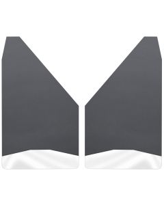 Husky Liners ® - Black Semi-Universal Mud Flaps 14" Wide with Stainless Steel Weight (17151)