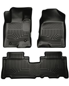 Husky Liners ® - WeatherBeater™ Black Custom Footwell Coverage Front and 2nd Seat Floor Liners (96321)