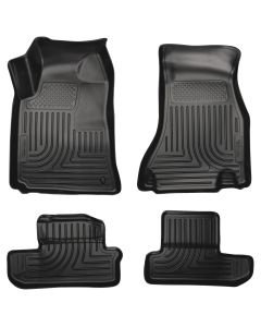 Husky Liners ® - WeatherBeater™ Black Custom Footwell Coverage Front and 2nd Seat Floor Liners (98021)