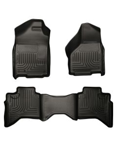 Husky Liners ® - WeatherBeater™ Black Custom Footwell Coverage Front and 2nd Seat Floor Liners (98031)