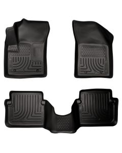 Husky Liners ® - WeatherBeater™ Black Custom Footwell Coverage Front and 2nd Seat Floor Liners (98091)