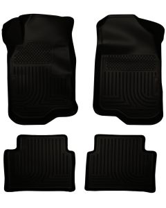 Husky Liners ® - WeatherBeater™ Black Custom Footwell Coverage Front and 2nd Seat Floor Liners (98101)
