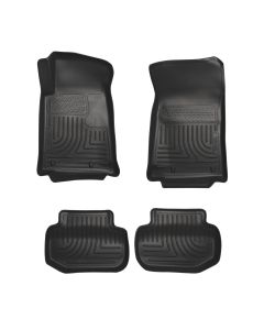 Husky Liners ® - WeatherBeater™ Black Custom Footwell Coverage Front and 2nd Seat Floor Liners (98121)