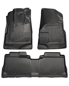 Husky Liners ® - WeatherBeater™ Black Custom Footwell Coverage Front and 2nd Seat Floor Liners (98141)