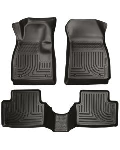 Husky Liners ® - WeatherBeater™ Black Custom Footwell Coverage Front and 2nd Seat Floor Liners (98151)