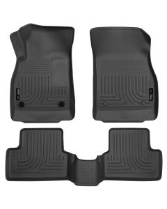 Husky Liners ® - WeatherBeater™ Black Custom Footwell Coverage Front and 2nd Seat Floor Liners (98161)