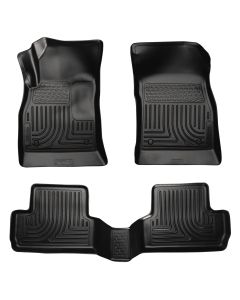 Husky Liners ® - WeatherBeater™ Black Custom Footwell Coverage Front and 2nd Seat Floor Liners (98171)