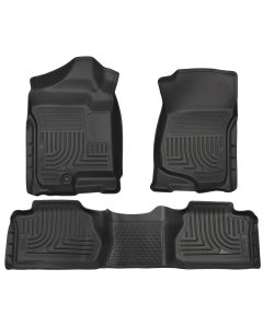Husky Liners ® - WeatherBeater™ Black Custom Footwell Coverage Front and 2nd Seat Floor Liners (98211)