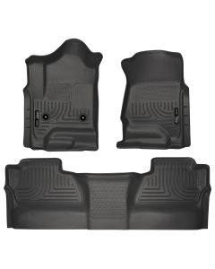 Husky Liners ® - WeatherBeater™ Black Custom Footwell Coverage Front and 2nd Seat Floor Liners (98231)