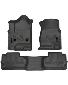 Husky Liners ® - WeatherBeater™ Black Custom Footwell Coverage Front and 2nd Seat Floor Liners (98241)