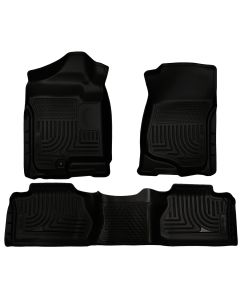 Husky Liners ® - WeatherBeater™ Black Custom Footwell Coverage Front and 2nd Seat Floor Liners (98261)