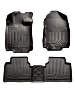 Husky Liners ® - WeatherBeater™ Black Custom Footwell Coverage Front and 2nd Seat Floor Liners (98361)