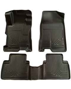 Husky Liners ® - WeatherBeater™ Black Custom Footwell Coverage Front and 2nd Seat Floor Liners (98441)